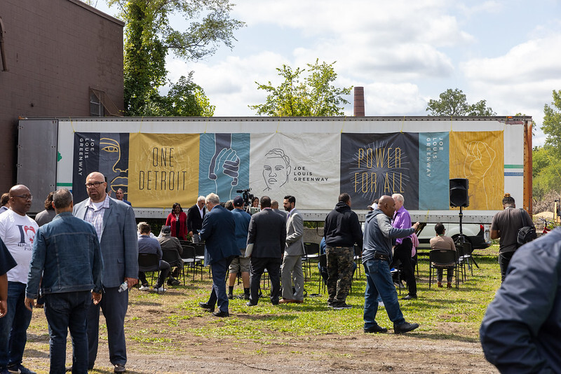 Detroit, Highland Park, and Wayne County celebrate start of